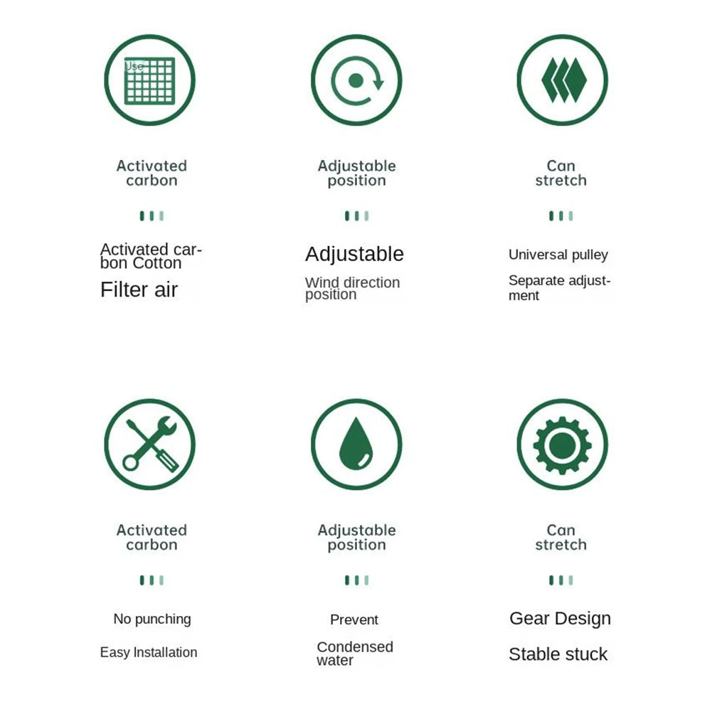 Air Conditioner Windshield External Cover Filter Wall Mounted Dust Cover For Home