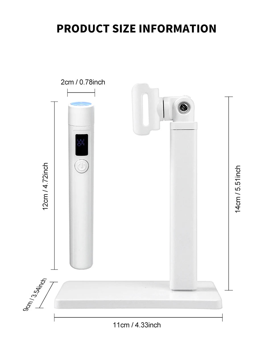 Mini Professional Nail Art UV LED Light Portable Nail Dryer
