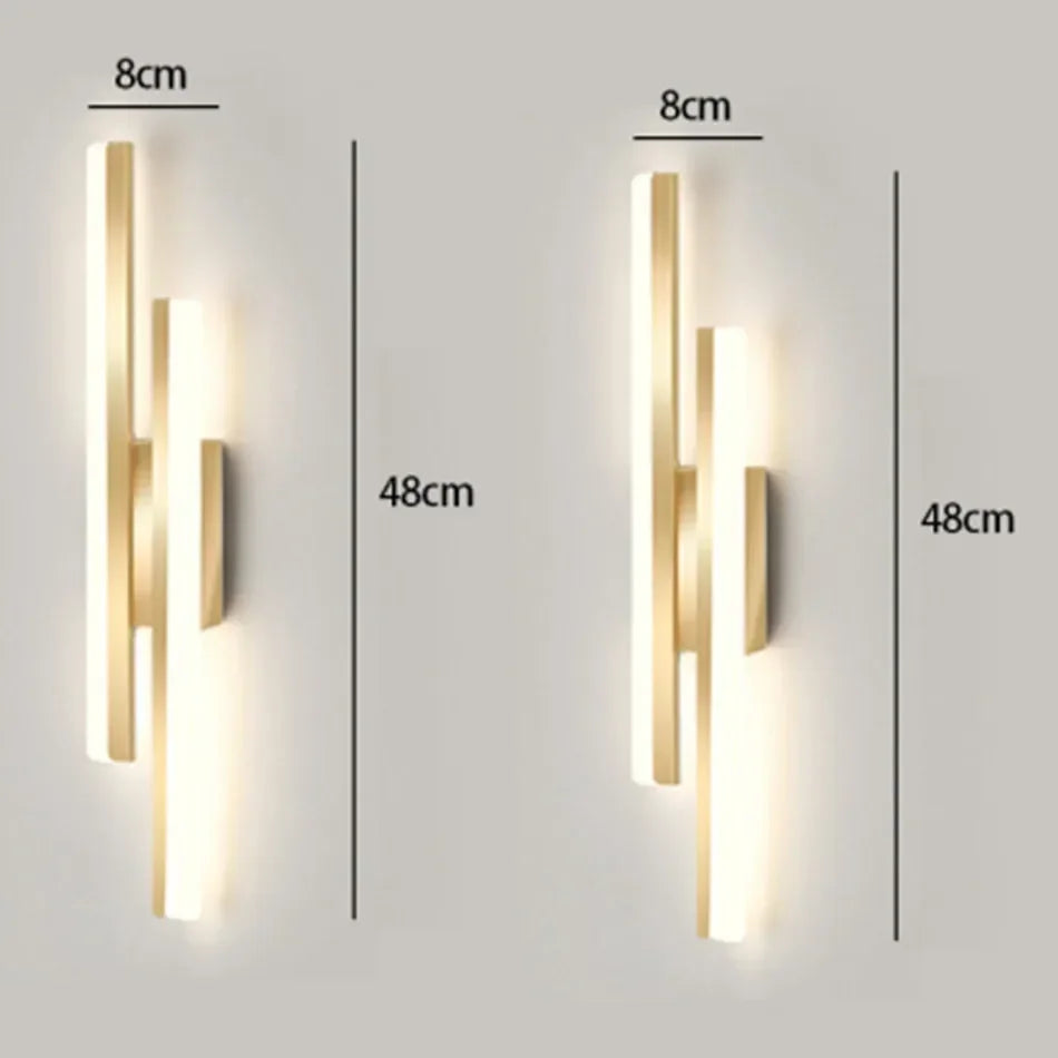 Modern LED Acrylic Wall Light Sconce for Bedroom and Hallway Decor