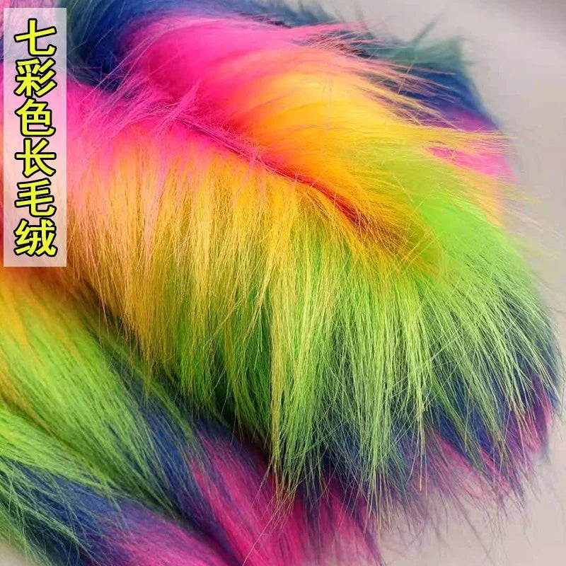 35 Colours 12cm Soft Imitation Plush Fur Fabric for DIY Photo Props Decorative Backgrounds Plush Mats and Animal Toys