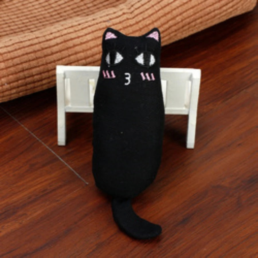 Rustle Sound Catnip Toy Cats Product For Pets Cute Cat Toys For Kitten Teeth Grinding Cat Plush Toy Thumb Pillow Pet Accessories