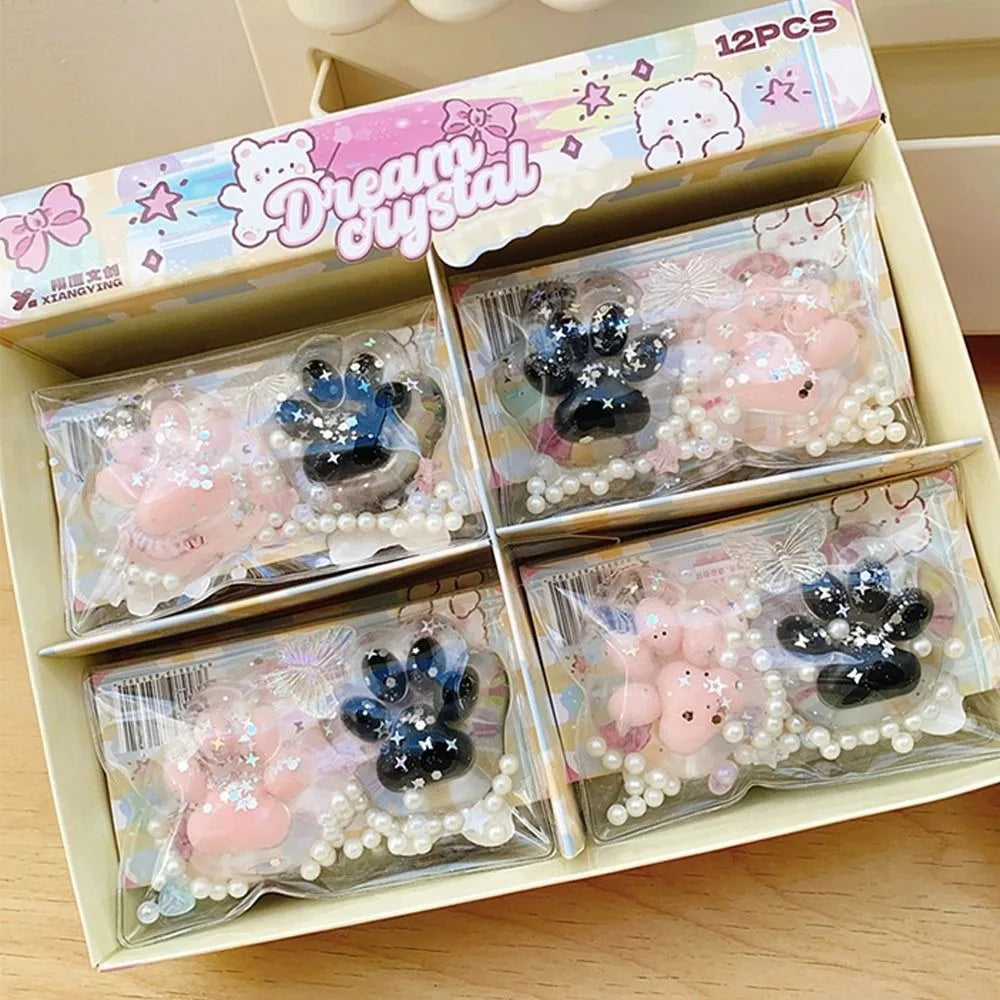 Mini Cat Paw Pinch Toy Slow Rebound Stress Relief Cube