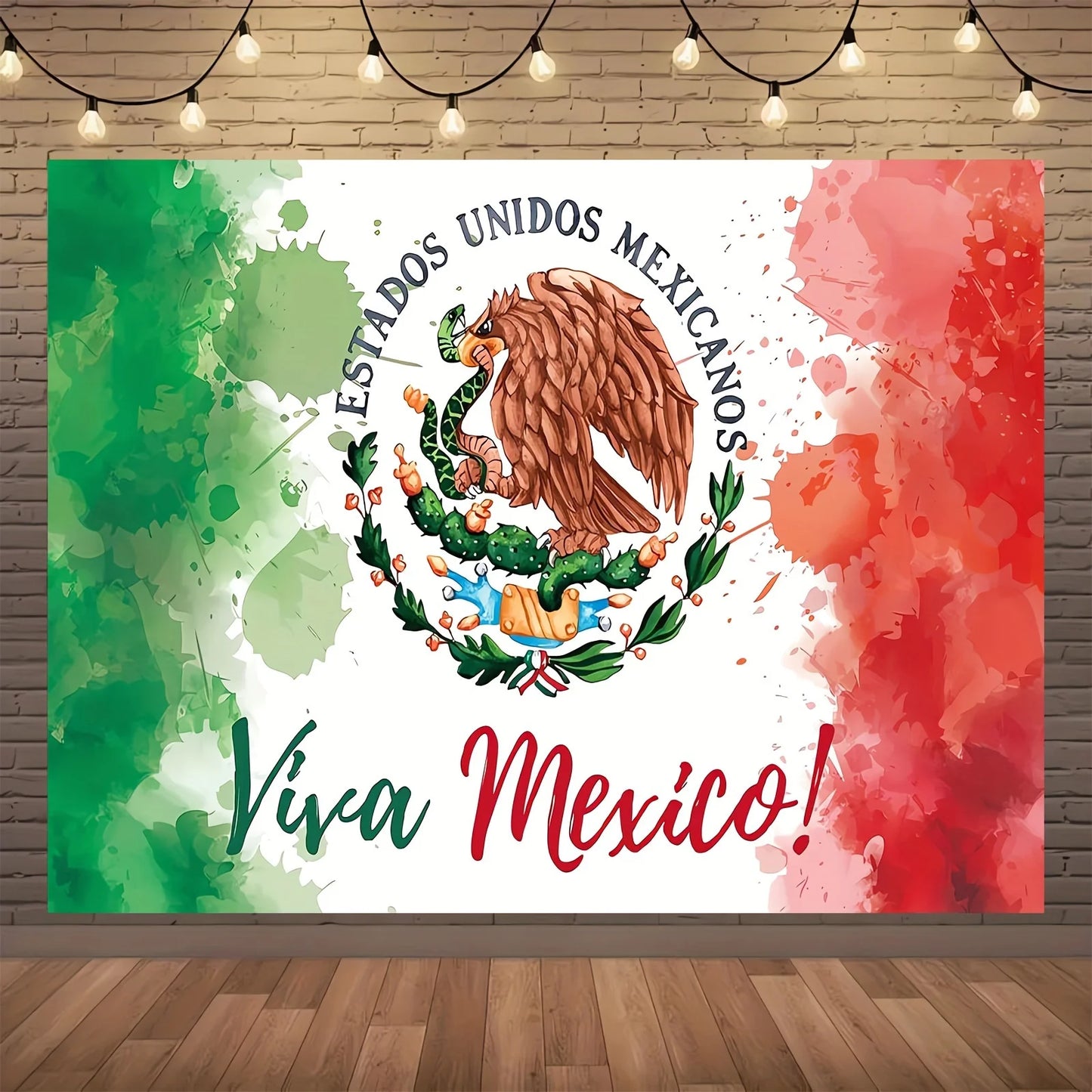 Mexican background banner Independence Day party
