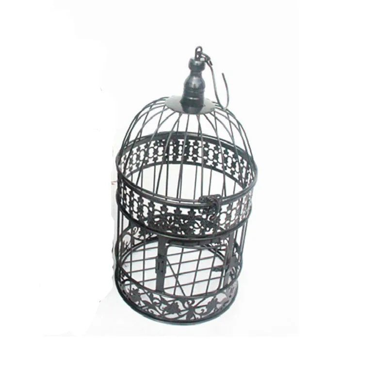 Iron Bird Cage Iron Bird Cage Wedding Decor Flower Cage Decor Props Bird Cage Hanging Flower Frame Bird Cage Decor Bird Cage