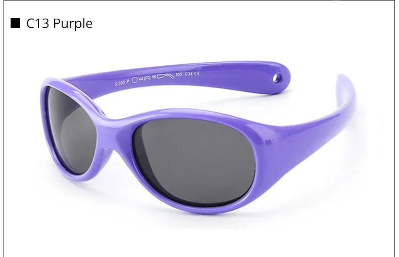 TWO Oclock Unbreakable Baby Sunglasses 0-2 Years Polarized UV Protection