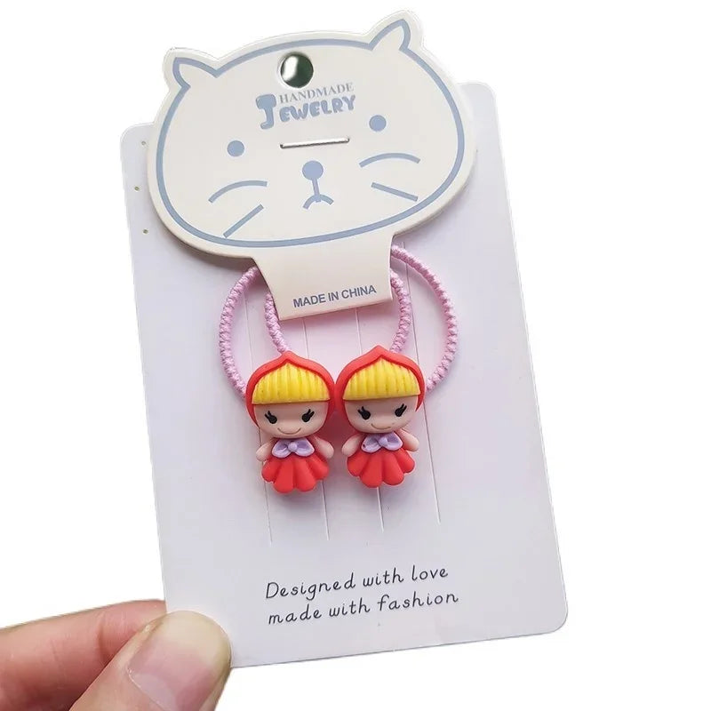 2PCS Cute Cartoon Princess Headwear Hair Bands for Kids