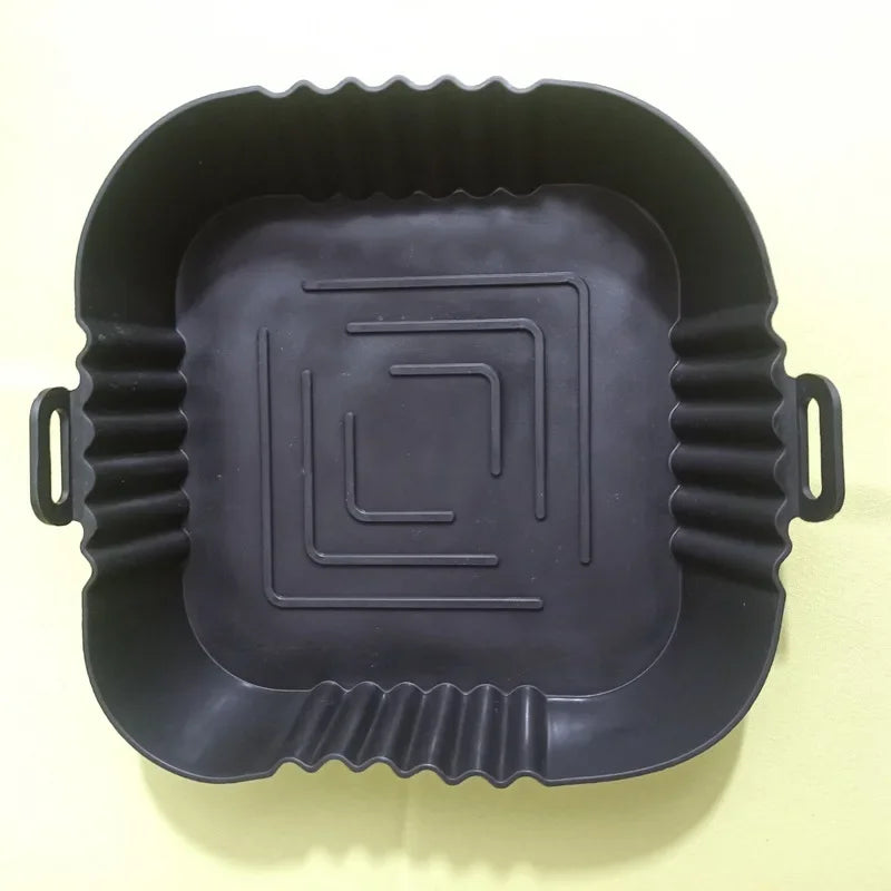 1PC Air Fryer Oven Baking Tray Silicone Mat for Healthy Cooking