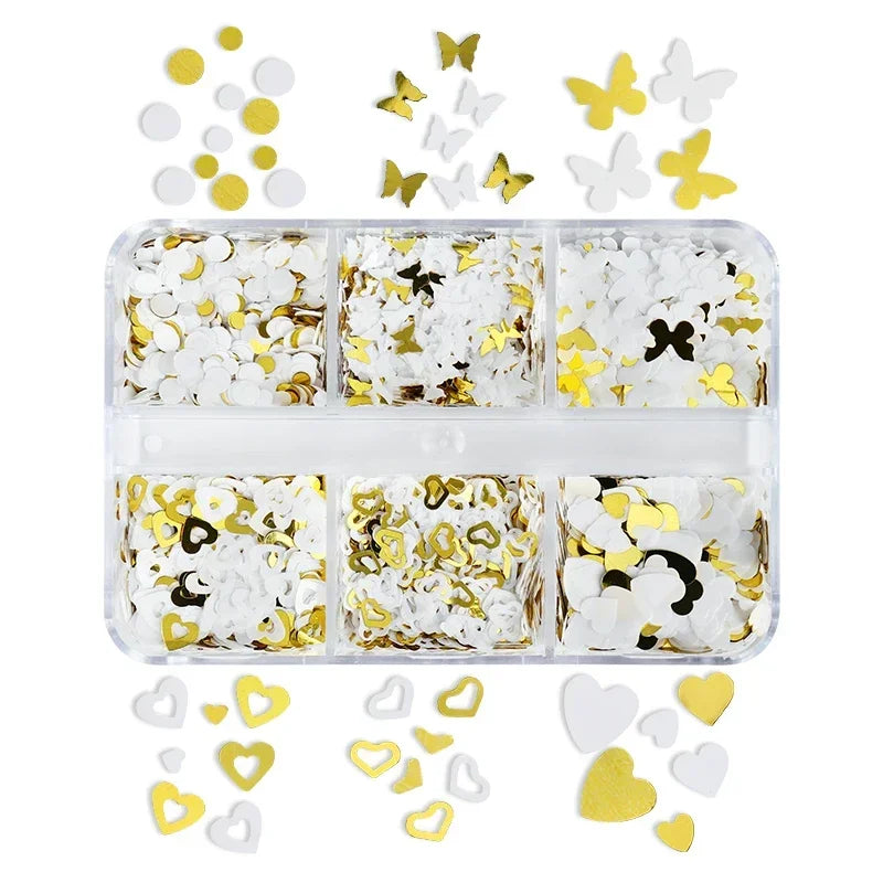 Holographic Glitter English Alphabet Flakes For DIY Resin