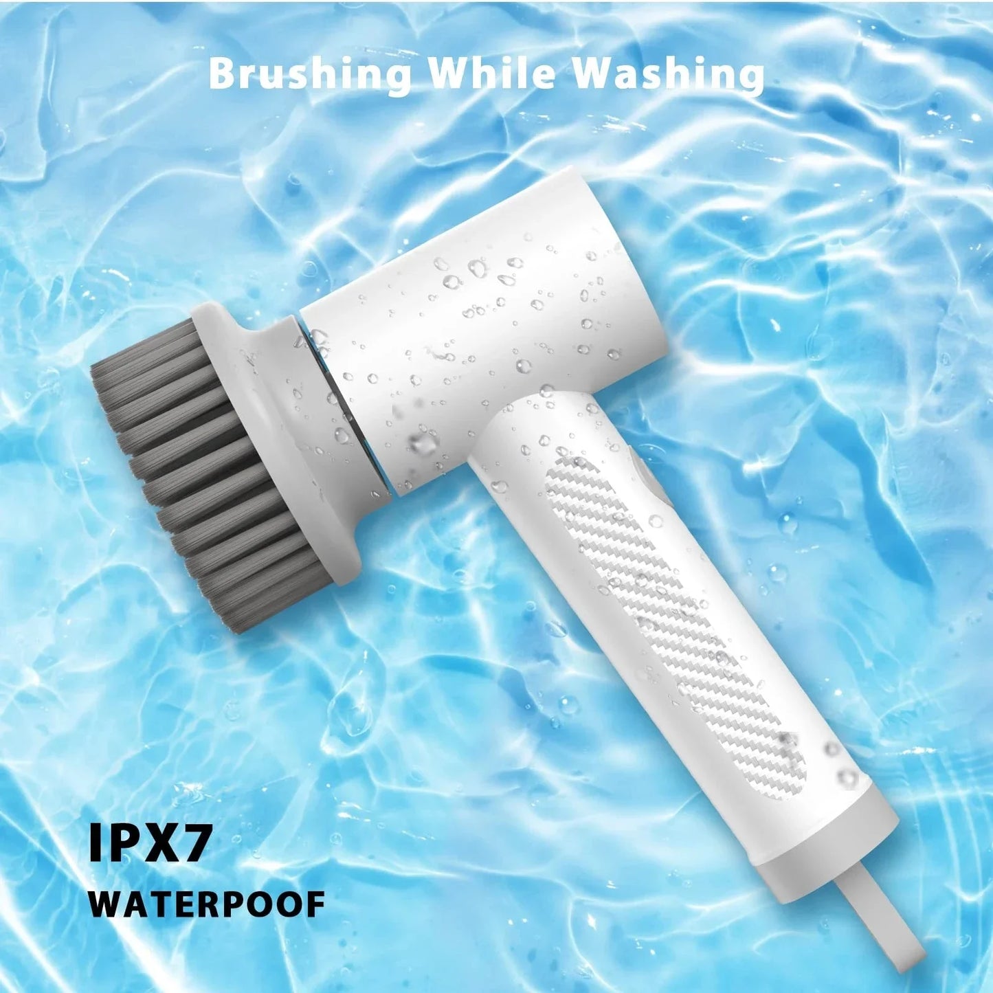 Wireless Electric Cleaning Brush for Kitchen and Bath