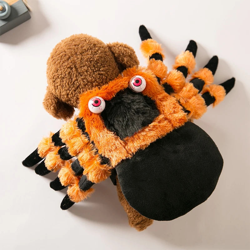 Halloween Cute Pet Clothes Red Eyed Spider Chest Back Transformation Costume Role Playing Cat Dog Halloween Party Pet Supplies