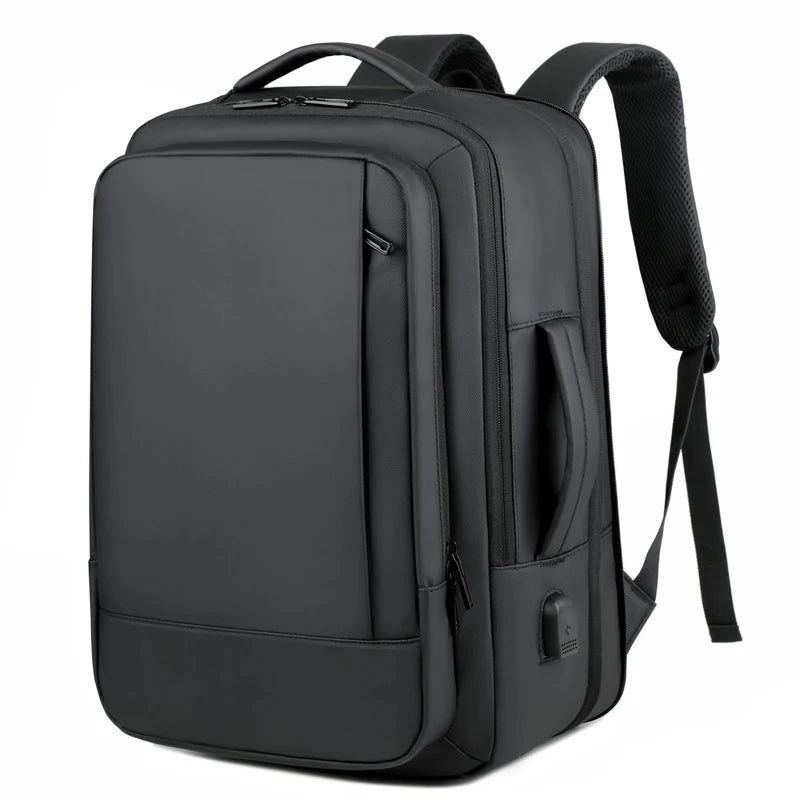 Rilibegan Men Travel Backpack Oxford Big Capacity USB Charge