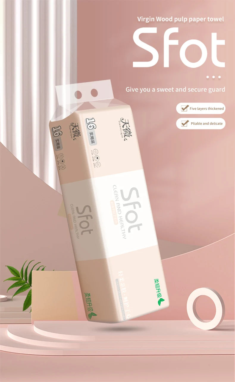 Max 48 Rolls Coreless Toilet Paper Household Pack Soft Absorbent Tissue