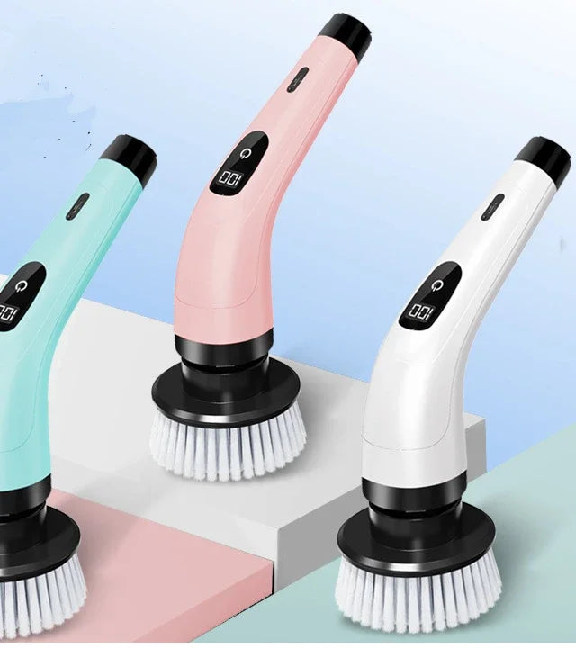 Cordless Electric Spin Scrubber for Home Cleaning Multipurpose Brush for Kitchen Bathroom and Toilet
