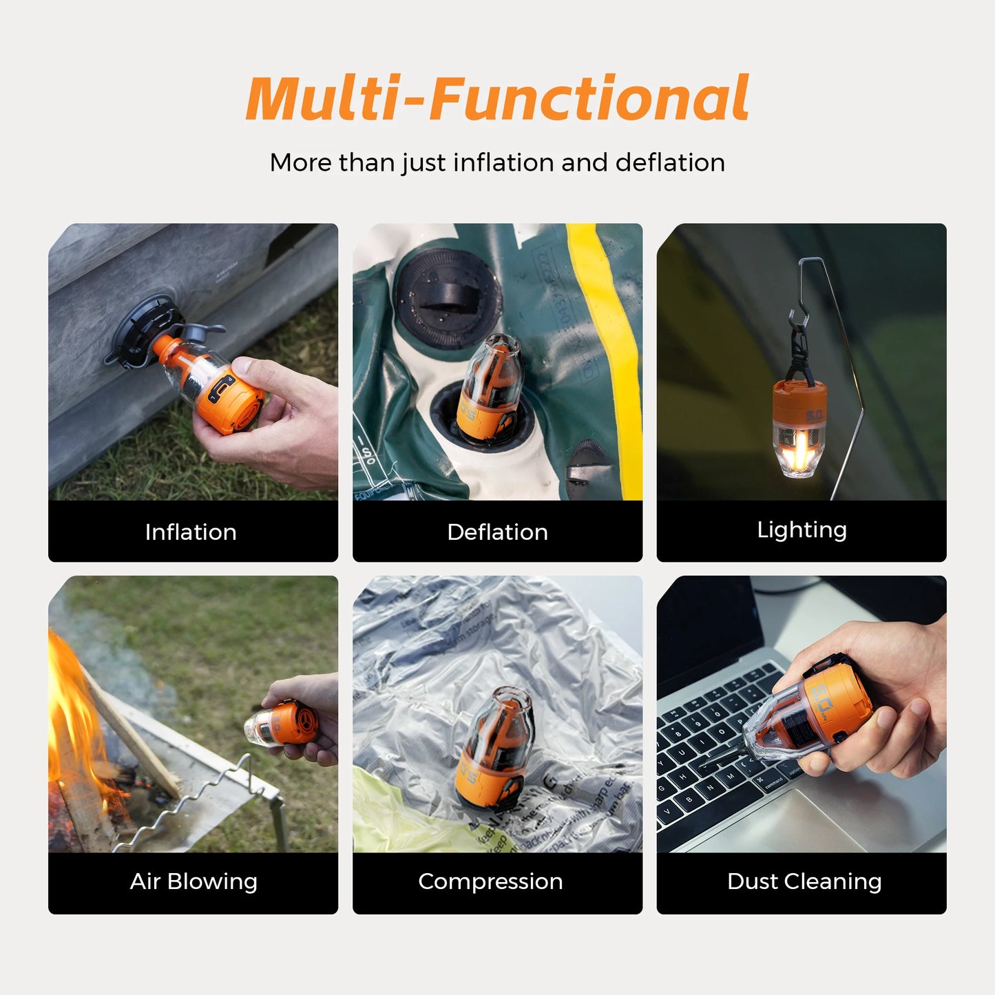 FLEXTAIL MAX PUMP 3 Electric Air Pump for Camping Gear