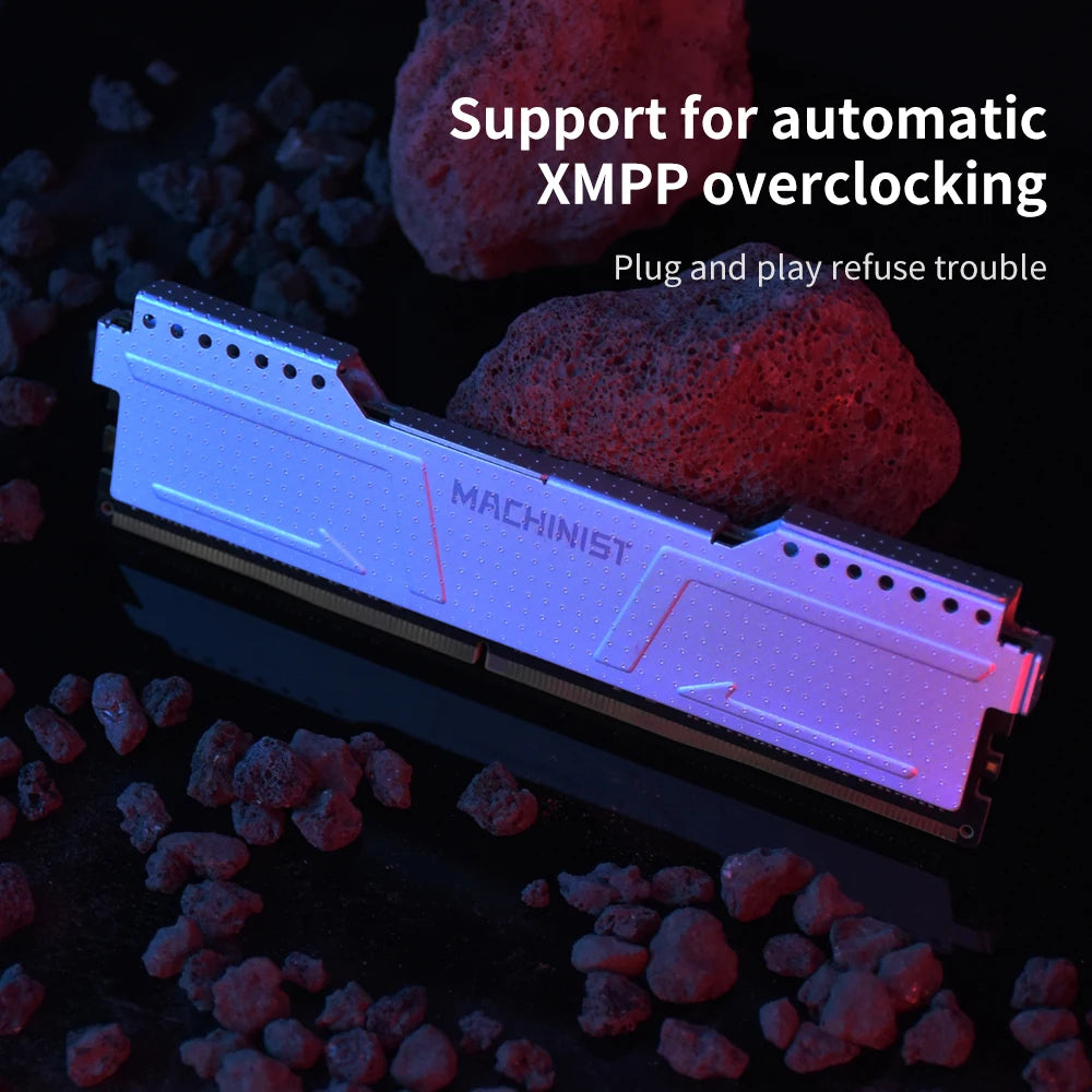 MACHINIST 16GB DDR4 Desktop Memory with Heat Sink for All Motherboards