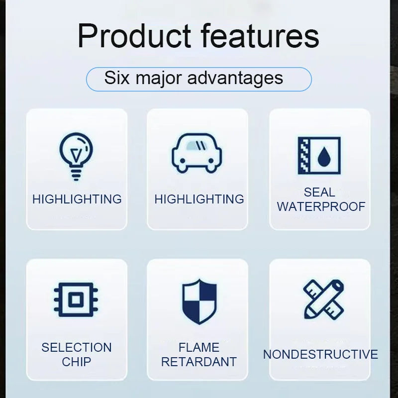 FOR Dacia Duster Logan Sandero Stepway Lodgy LED Daytime Running Light Ambient Lamp 12V