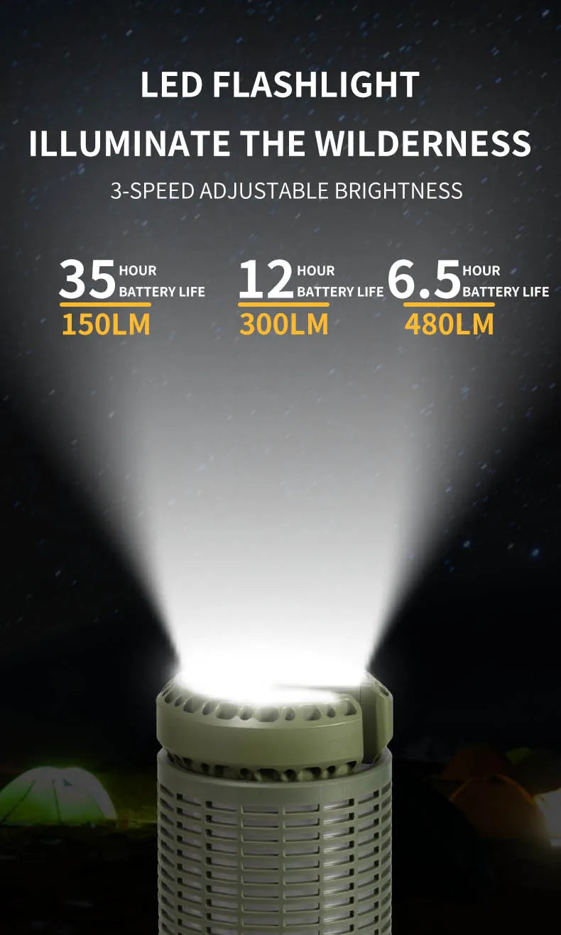 Folding Camping Light Portable Telescopic Lanterns 10000mAh Waterproof Magnetic Lamp with Triangle Stand Base