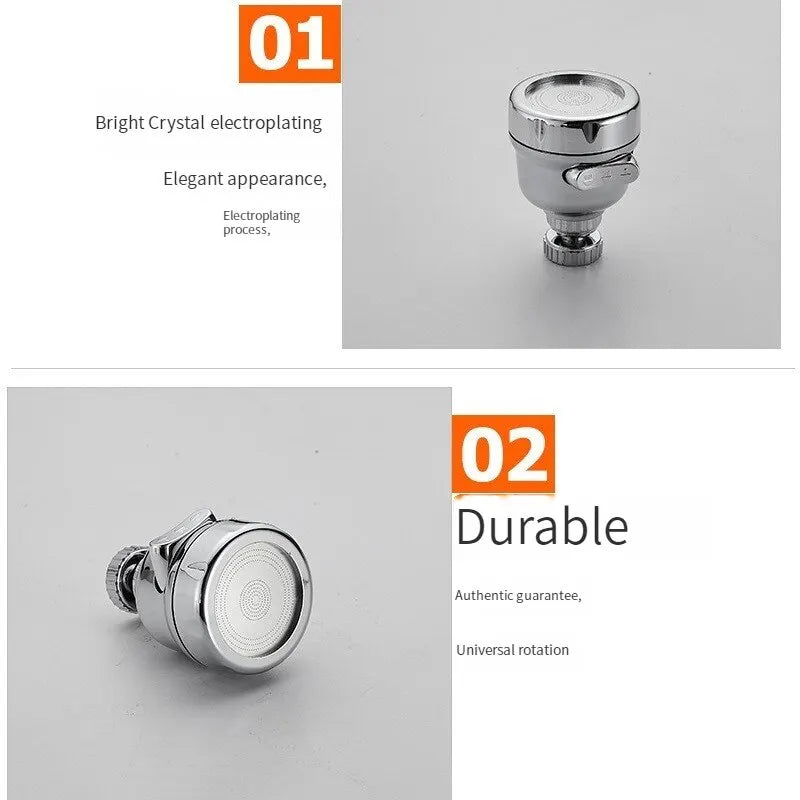 Kitchen Charge Faucet Splash Proof Extender With 360 Degree Rotation