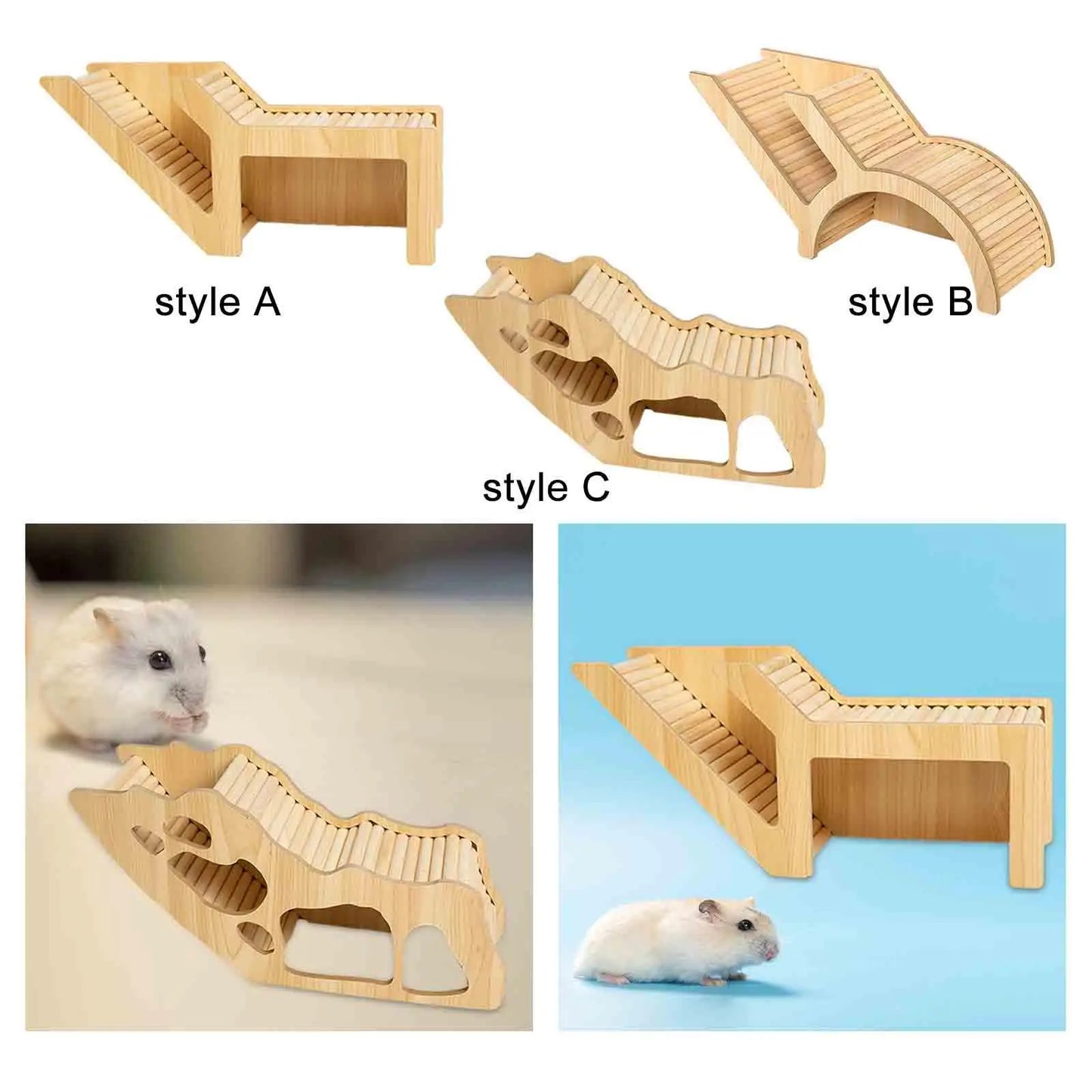 Cage Accessories Chew Cage Toy Exploring Toy Wooden Hamster House for Chinchilla Rat Hamster Dwarf Mice Gerbils Small Pets