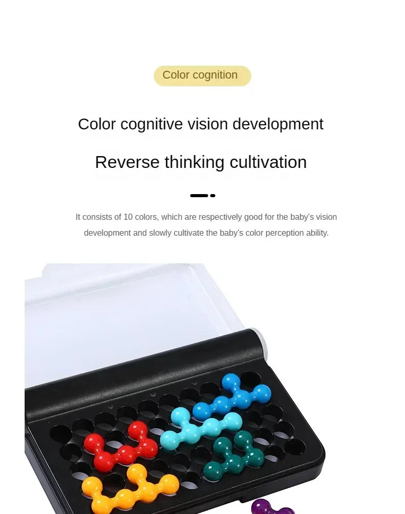 120 Challenges IQ 3D Puzzle Board Game Classic Montessori Toy