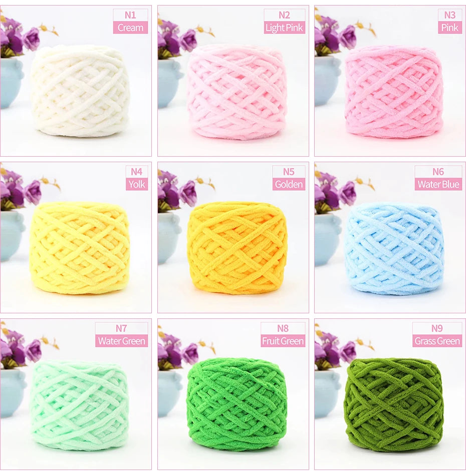 QJH Chunky Blanket Knitting Yarn for Cozy Throws and Pillows