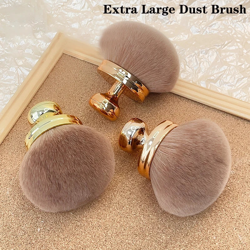 1PC Professional Nail Art Mushroom Brush for Gel Cleaning