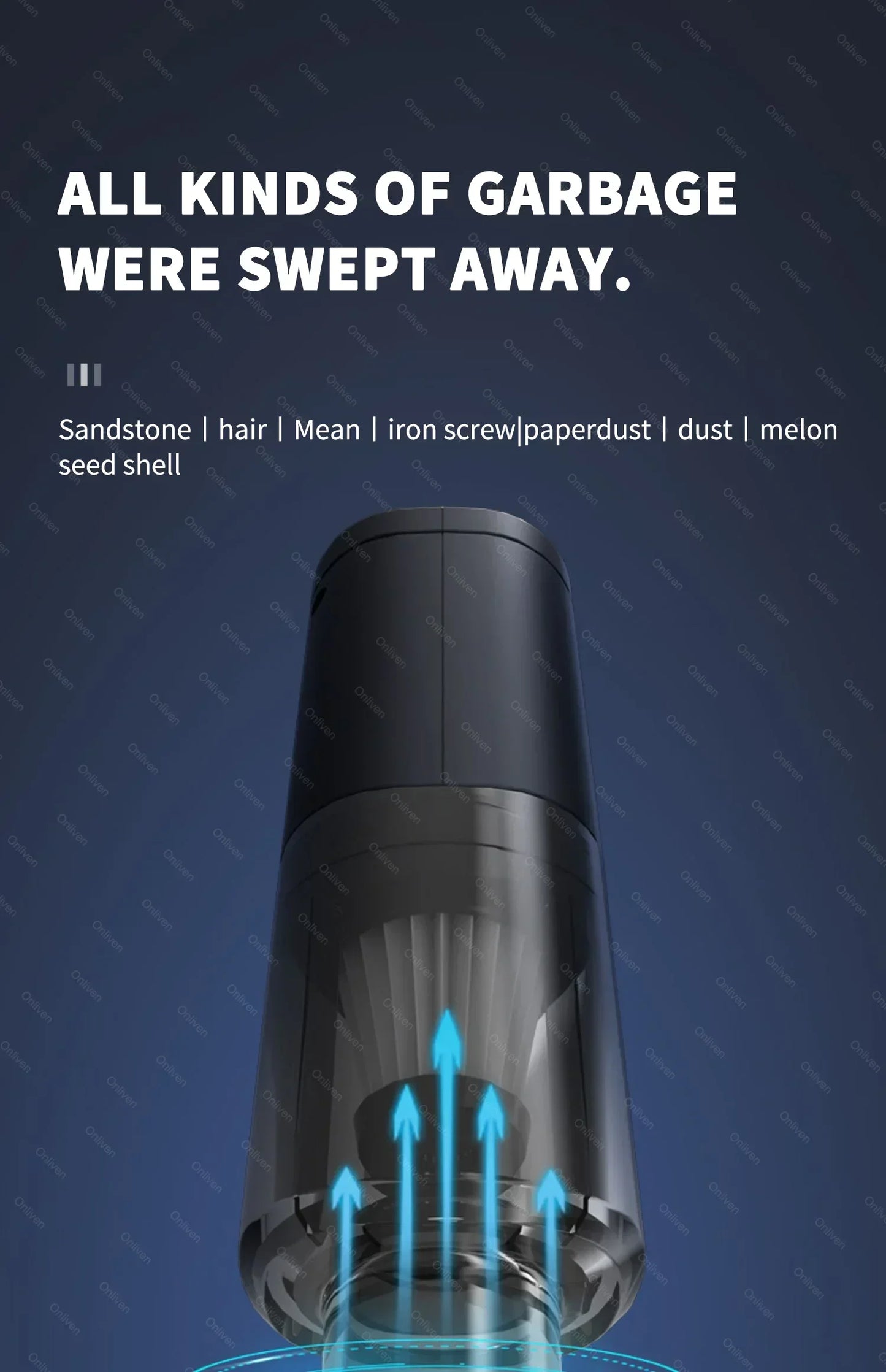 Cordless Mini Vacuum Cleaner for Home and Car Lightweight Portable Handheld Blower