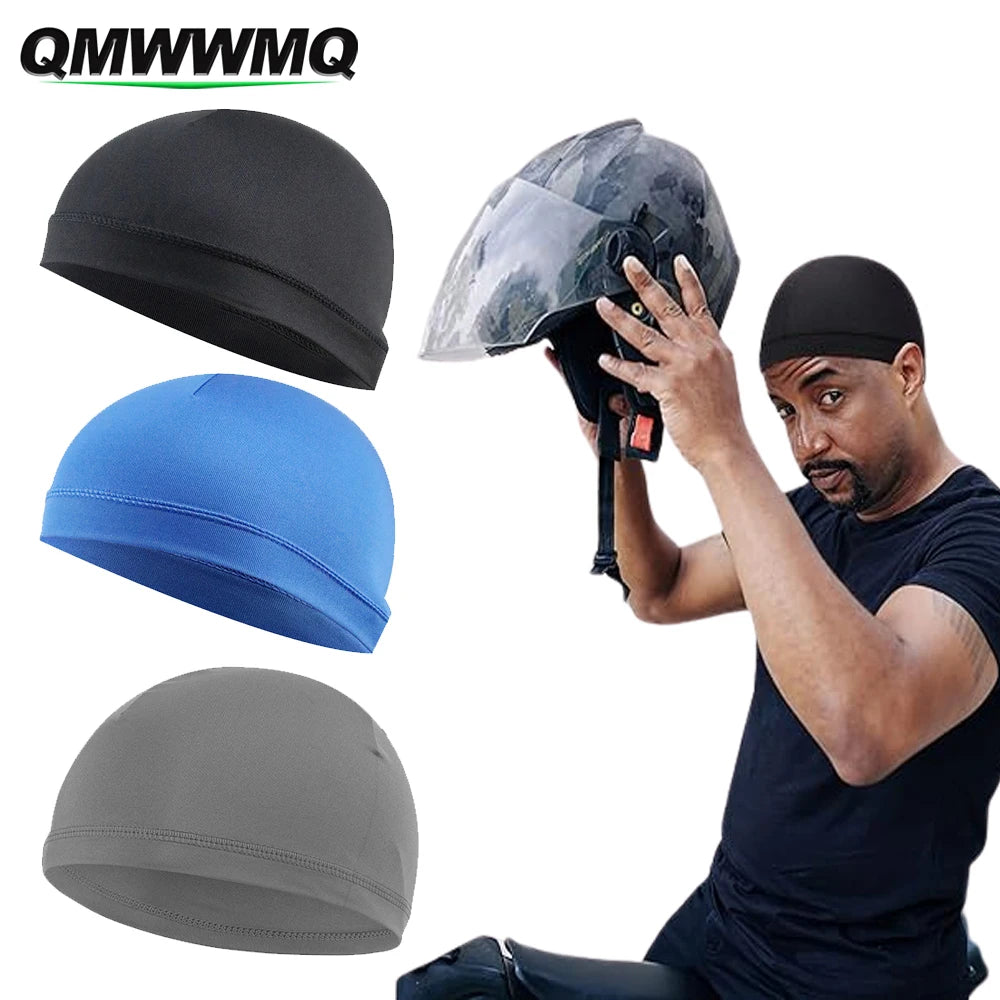 1Pcs Skull Cap Helmet Liner Running Beanie for Thermal Retention and Moisture Wicking