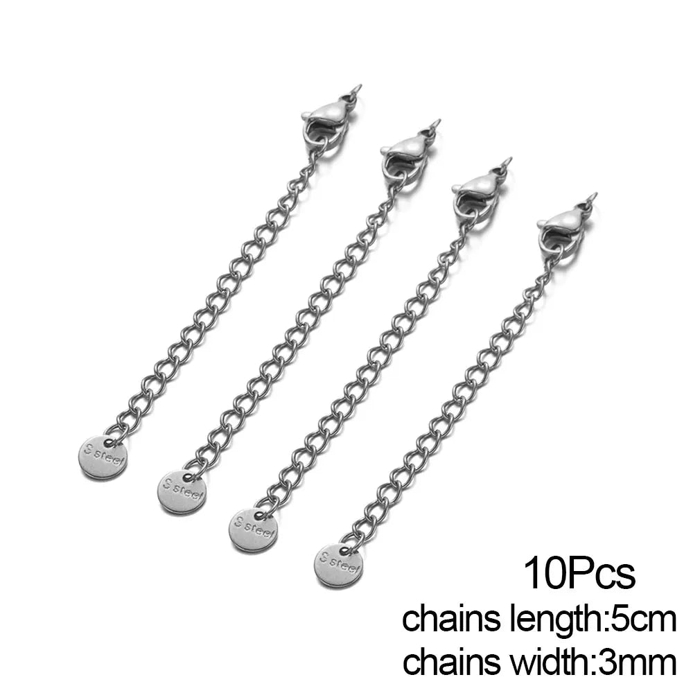 Stainless Steel Lobster Clasps Connector for DIY Jewelry Making