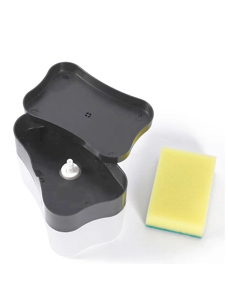 1PC PP Plastic Storage Box Dishwasher Soap Dispenser Press