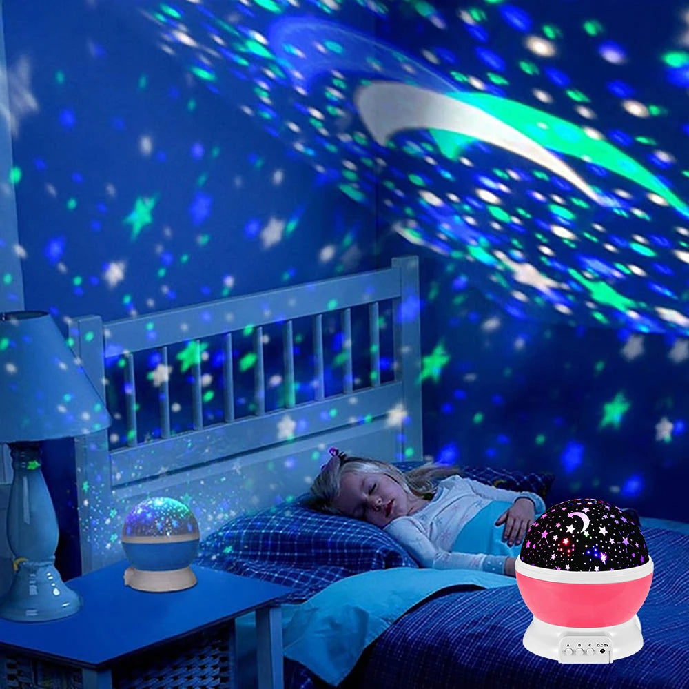 Night Lamp Projector Starry Sky Night Light Baby Decor