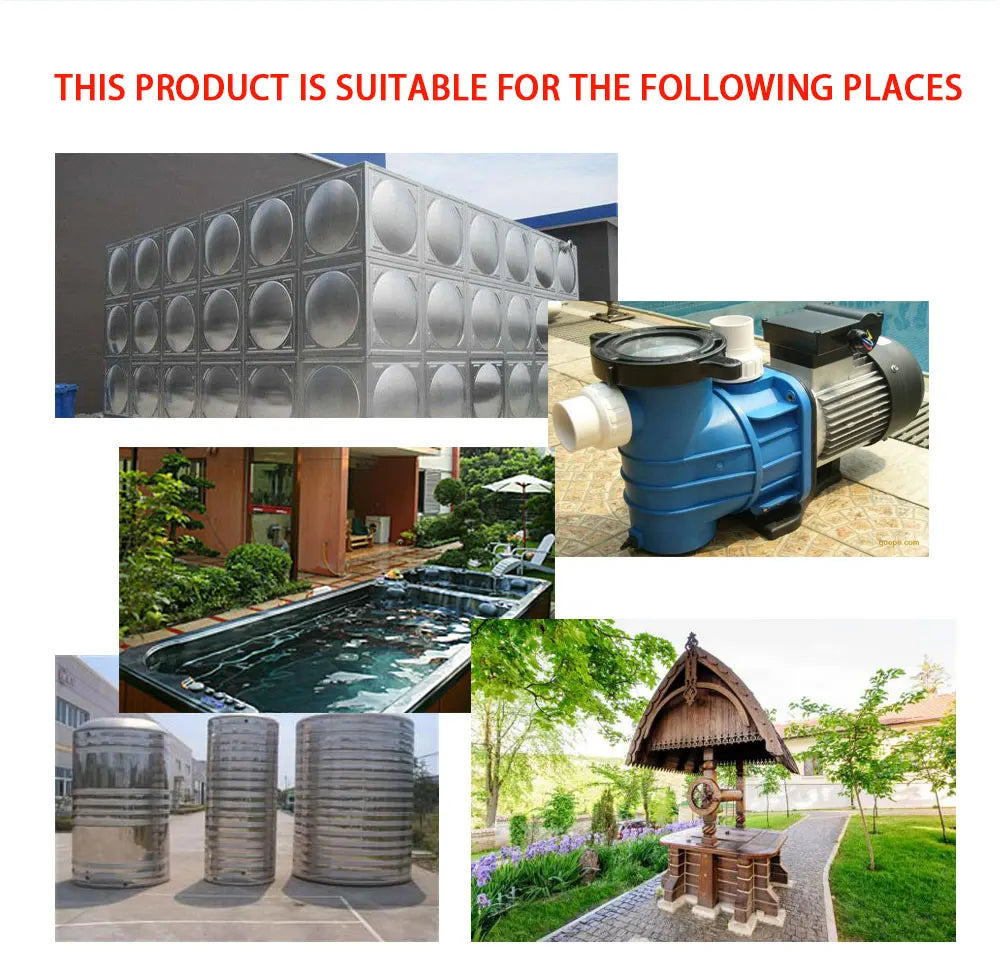 1/2'' 3/4'' 1'' Control de nivel de agua práctico Reemplazo duradero Válvula de flotador completamente automática Balva de bola de nailon anticorrosión