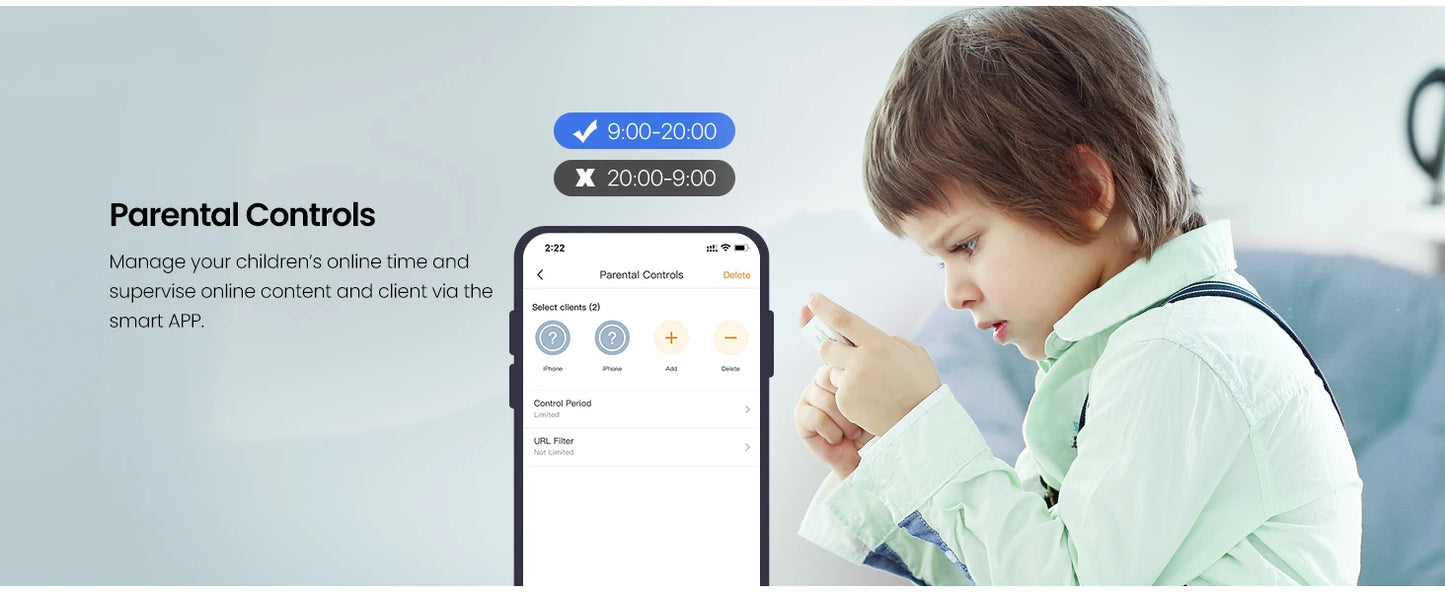 Tenda AX3000 WiFi6 Mesh System EM/MX12 Router 7000 sq.ft.