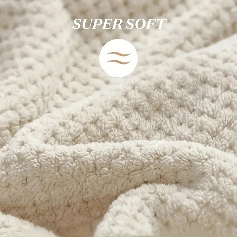 Large Solid Color Microfiber Hair Drying Towel Wrap Quick Dry