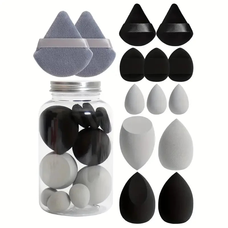 12/14Pcs Makeup Sponge Set Beauty Egg Blending Tools