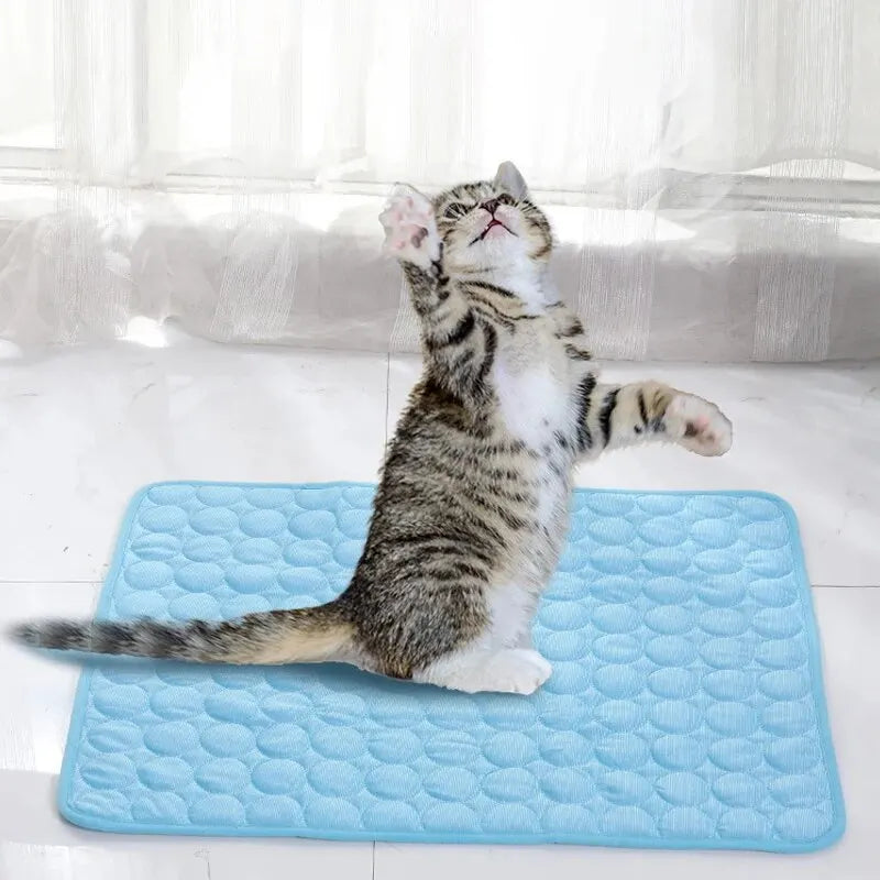Pet Ice Mats Summer Cooling Sleeping Pad for Small Dogs and Cats