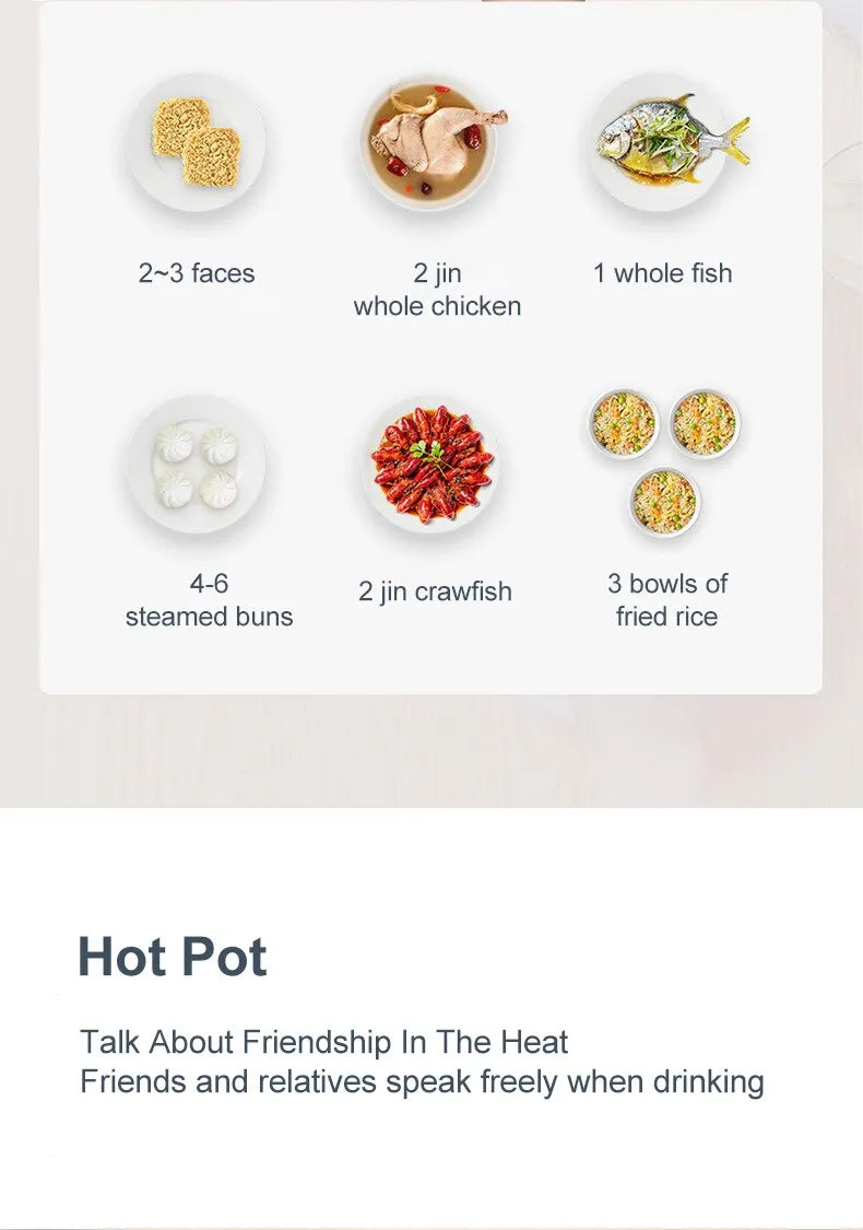 Electric Rice Cooker Single Double Layer 220V Non-Stick Smart Multi Cooker for Home