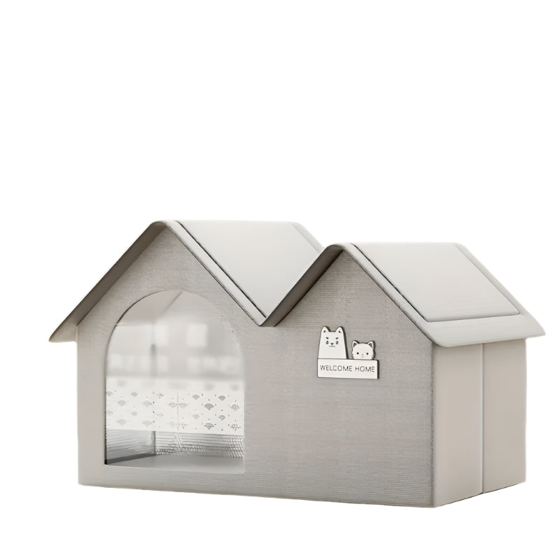 Summer Cooling Pet House for Cats and Dogs Portable Ice Shelter with Air Conditioning Design Ideal for Hot Weather