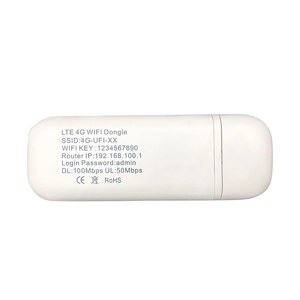 4G Wireless LTE WiFi Router Portable 150Mbps USB Modem