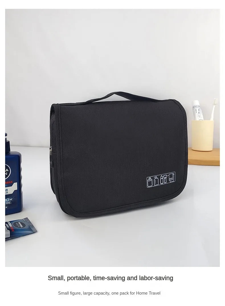 1pc Foldable Toiletry Bag Organizer for Travel and Makeup