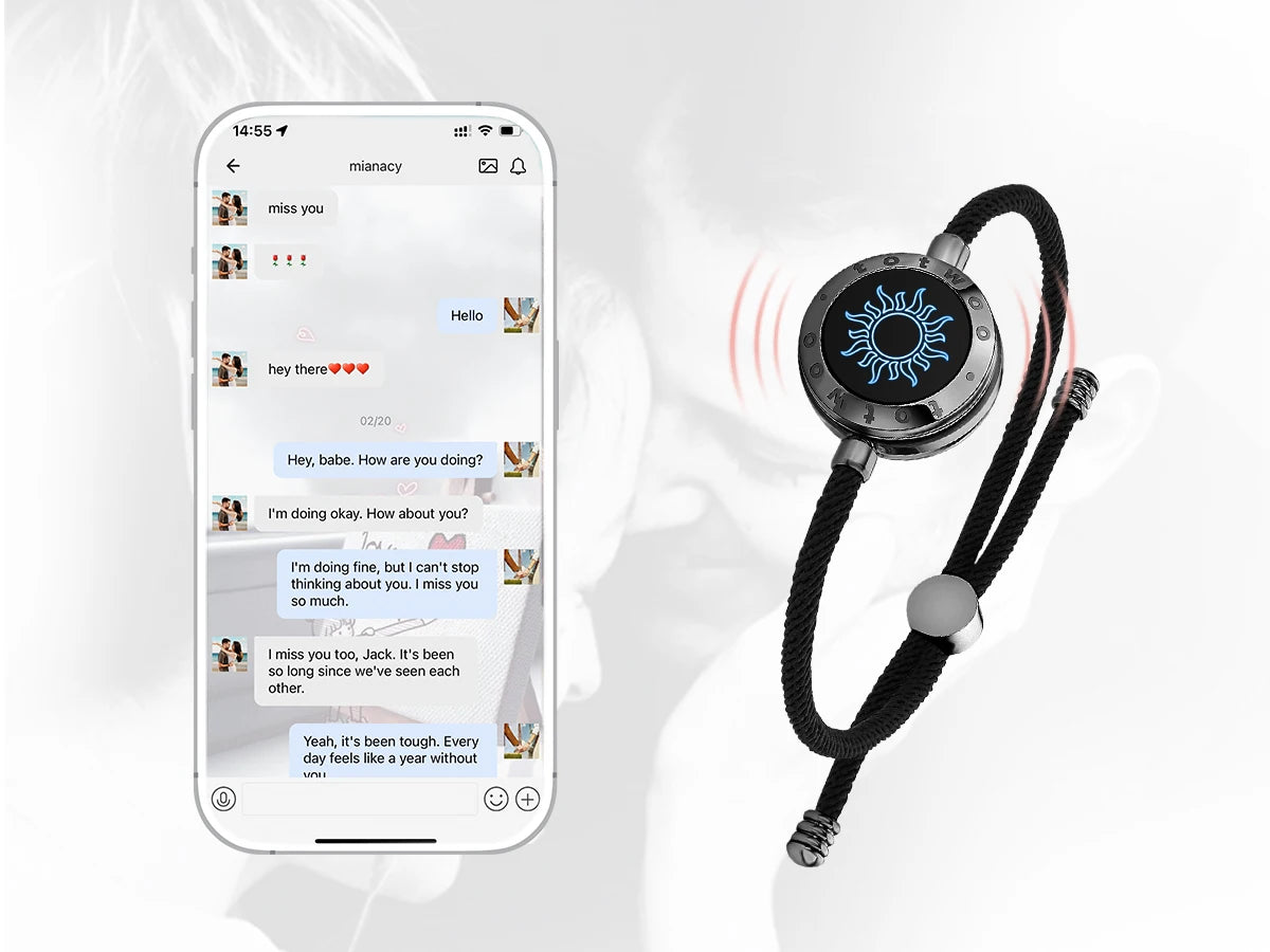 TOTWOO Touch Single Bracelet - Long Distance Love Smart Jewelry