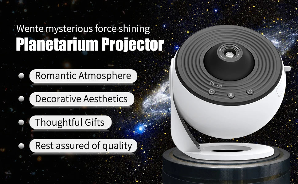Planetarium Projector Night Light Galaxy Projector 360 Degree Rotation HD Star Projector For Bedroom Ceiling Decor