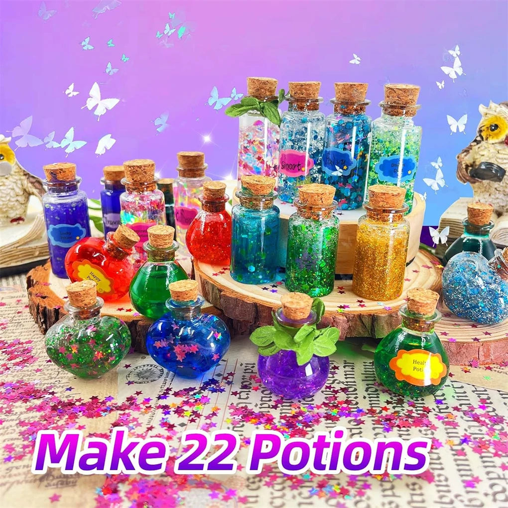 DIY Fairy Magical Potions Kit for Kids - Color Changing and Freezing Potions Art Craft Science Experiment Set