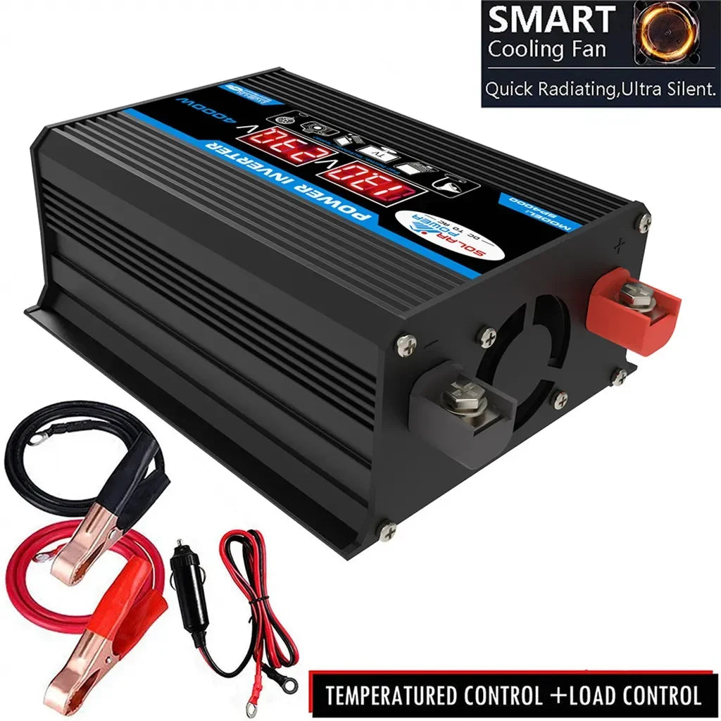 6000W Solar Inverter Kit with 600W Panel 12V Charging System
