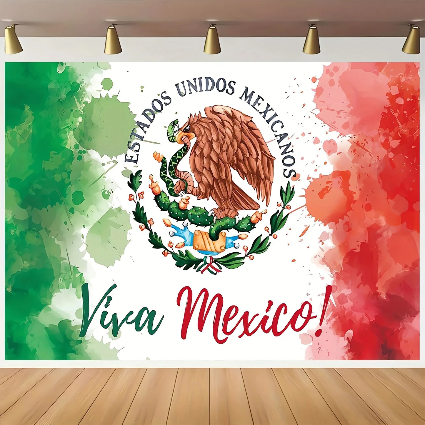 Mexican background banner Independence Day party
