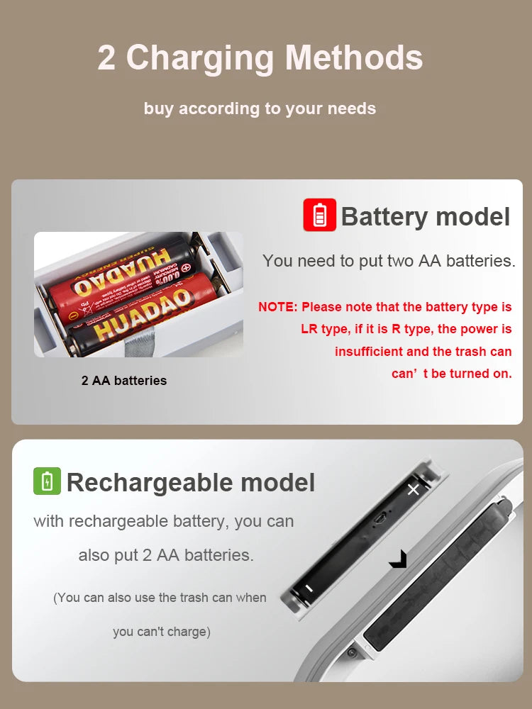 Automatic Sensor Trash Can 7L 9L Stylish Roman Striped Design Hands-Free Induction Garbage Bin for Kitchen and Bathroom