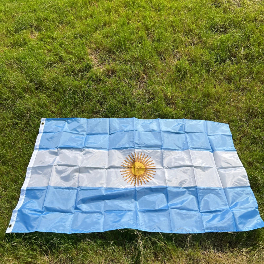 Argentina flag 90x150cm Polyester hanging polyester flag Argentina flag Festive sports Football banner Decorated flag