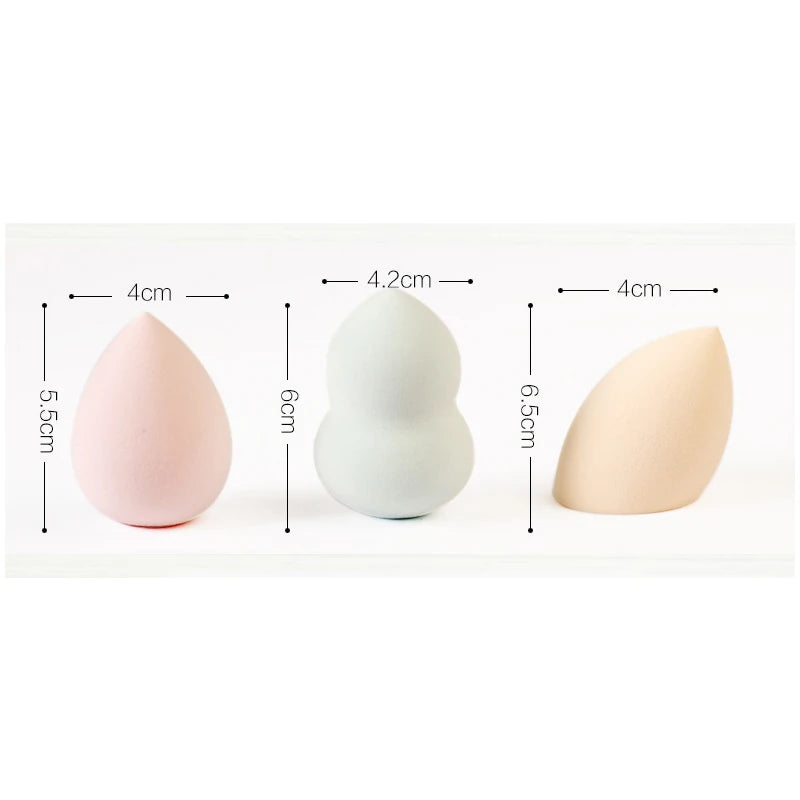 10/20/50/100Pcs Sponge Cosmetic Puff Bulk Beauty Egg Set