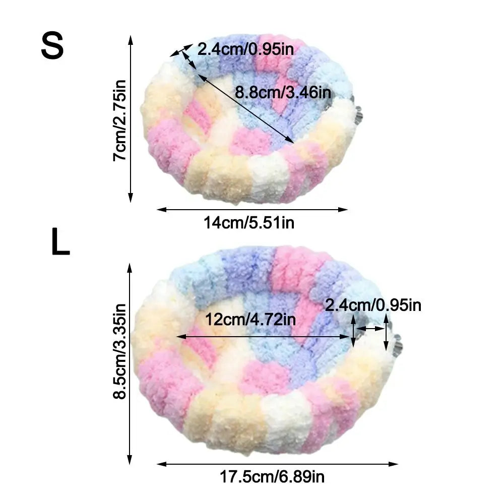 Parakeet Nest Cockatiel Bed Bird Nest Winter Sleeping Bed Plush Warm Bird Beds Comfortable Winter Warmer Pet House Warm Hut Tent