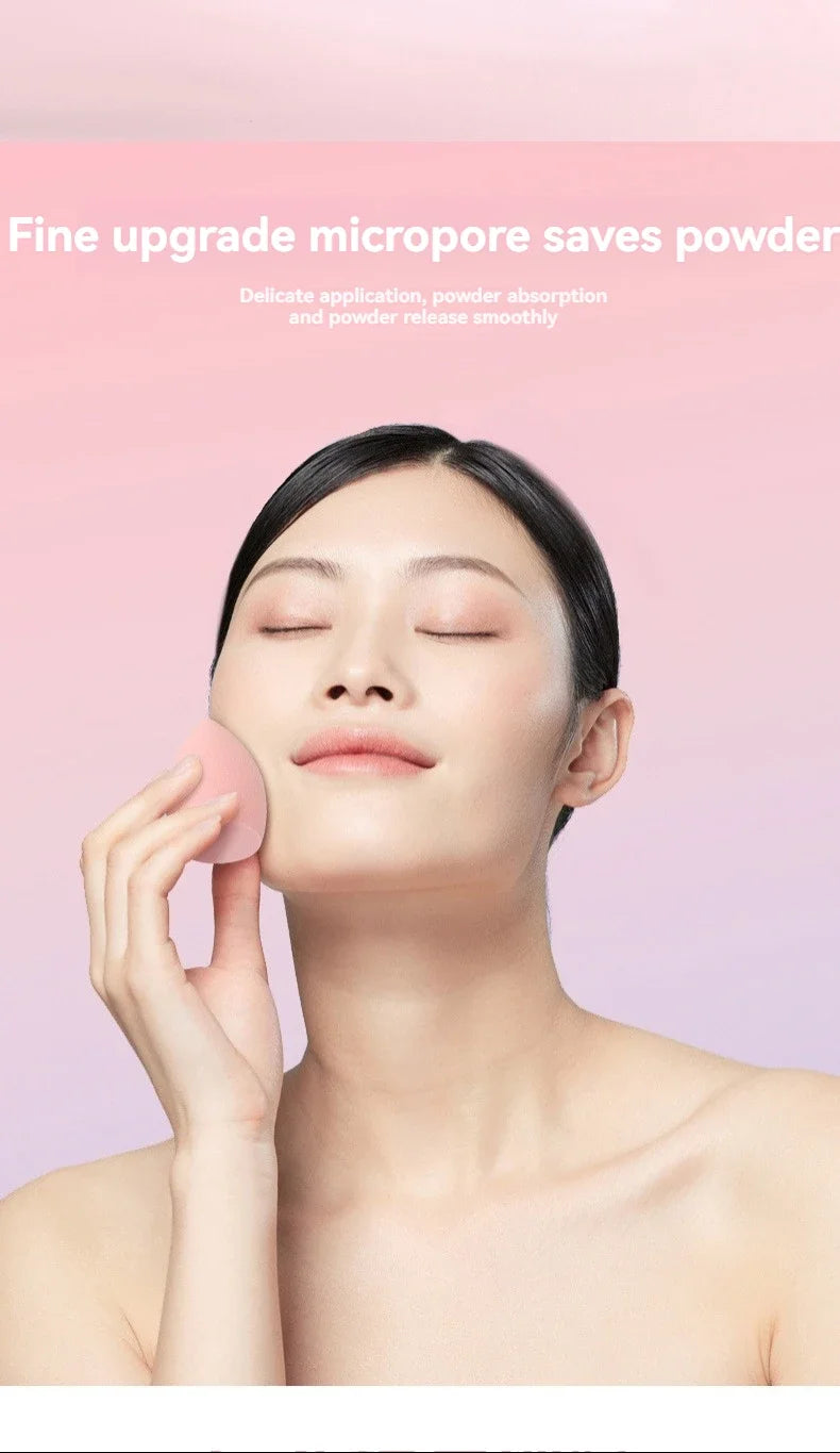 4PCS Ombre Makeup Sponge Set - Latex-Free Blenders for Travel